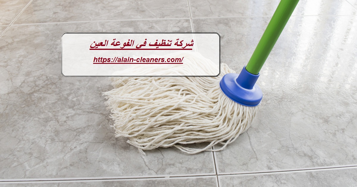شركة تنظيف في الفوعة العين
